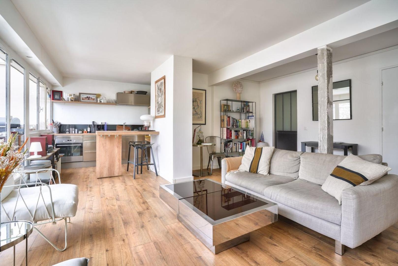 פריז Guestready - Apt Confortable Avec Terrasse Au 18E מראה חיצוני תמונה